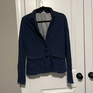 I LOVE H81 SIZE L blue with striped lining comfortable casual blazer